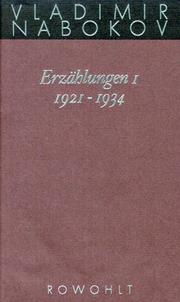 Cover of: Gesammelte Werke 13. Erzählungen 1. 1921 - 1934.