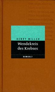 Cover of: Wendekreis des Krebses by Henry Miller