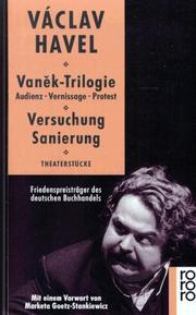 Cover of: Die Vanek- Trilogie.
