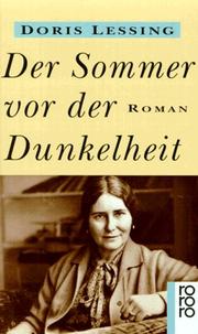 Cover of: Der Sommer Vor Der Dunkelheit/the Summer Before the Dark by Doris Lessing