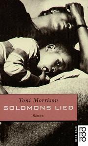 Cover of: Solomons Lied. Roman. by Toni Morrison