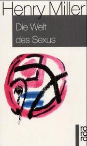 Cover of: Die Welt des Sexus.