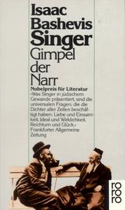 Cover of: Gimpel der Narr. Ausgewählte Erzählungen.