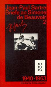 Briefe an Simone de Beauvoir 2 und andere. 1940 - 1963. ( Gesammelte Werke in Einzelausgaben)