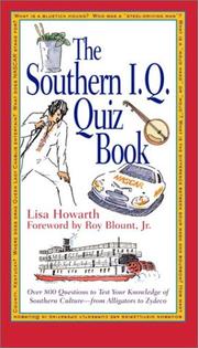 Cover of: The Southern I. Q. Quiz Book by Lisa Howorth