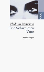 Cover of Die Schwestern Vane. Erzählungen 1943 - 1951