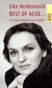 Cover of: Best of Also...: Die besten Kolumnen aus «Brigitte»