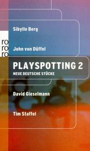 Cover of: Playspotting 2. Neue deutsche Stücke.