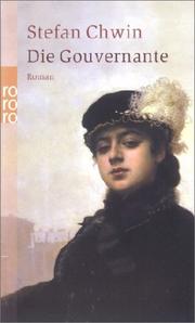 Cover of: Die Gouvernante.