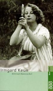 Cover of: Irmgard Keun. by Hiltrud Häntzschel