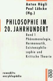 Cover of: Philosophie im 20. Jahrhundert 1.