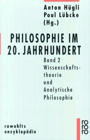 Cover of: Philosophie im 20. Jahrhundert II. Wissenschaftstheorie und Analytische Philosophie.