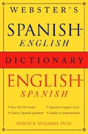 Cover of: Webster's Spanish-English/English-Spanish dictionary
