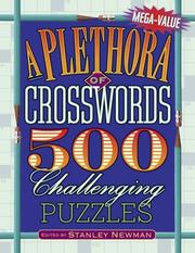 Cover of: A Plethora of Crosswords: 500 Challenging Puzzles (Mega-Value)