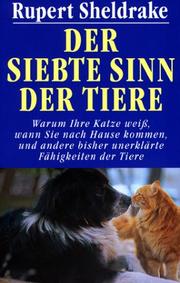 Cover of: Der siebte Sinn der Tiere.