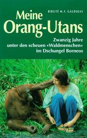 Cover of: Meine Orang- Utans.