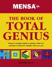 Cover of: Mensa The Book of Total Genius by Josephine Fulton