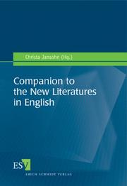 Cover of: Companion to the New Literatures in English. by Christa Jansohn, Christa Jansohn