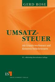 Cover of: Umsatzsteuer mit Grunderwerbsteuer und kleineren Verkehrsteuern.