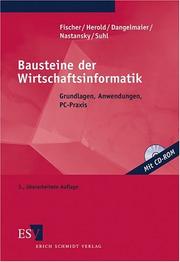 Cover of: Bausteine der Wirtschaftsinformatik. Grundlagen, Anwendungen, PC- Praxis.