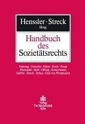 Cover of: Handbuch des Sozietätsrechts. by Anton Braun, Wolfgang Hartung, Martin Henssler, Michael Streck