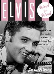Cover of: Elvis by Jerry Osborne