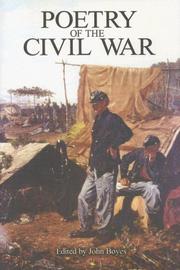 Cover of: Poetry of the Civil War by John Boyes