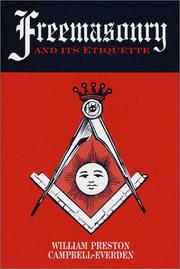 Cover of: Freemasonry and its etiquette