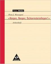 Cover of: Neger, Neger, Schornsteinfeger. Arbeitsheft.