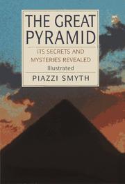 Cover of: The great pyramid by C. Piazzi Smyth