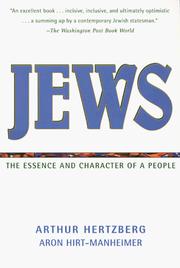 Cover of: Jews: the essence and character of a people