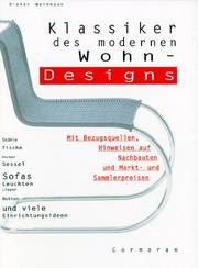 Cover of: Klassiker des modernen Wohn- Designs.