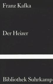 Cover of: Der Heizer. by Franz Kafka, Franz Kafka