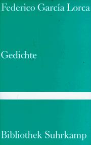 Cover of: Gedichte.