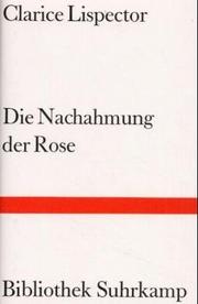 Cover of: Die Nachahmung der Rose.