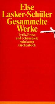 Cover of: Suhrkamp Taschenbücher Wissenschaft, Gesammelte Werke, 4 Bde.