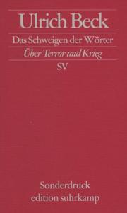 Cover of: Das Schweigen der Wörter. Über Terror und Krieg.