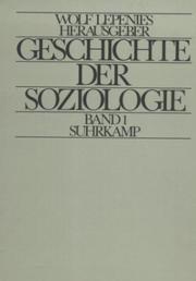 Cover of: Geschichte der Soziologie, 4 Bde.