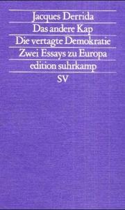 Cover of: Das andere Kap. Die aufgeschobene Demokratie. Zwei Essays.
