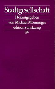 Cover of: Stadtgesellschaft.
