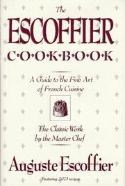 Cover of: The Escoffier cook book by Auguste Escoffier