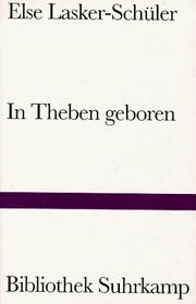 Cover of: In Theben geboren.