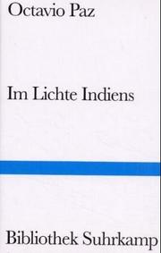 Cover of: Im Lichte Indiens. by Octavio Paz