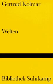 Cover of: Welten.