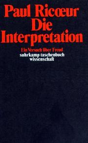 Cover of: Suhrkamp Taschenbücher Wissenschaft, Nr.76, Die Interpretation