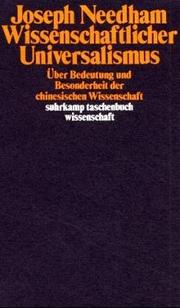 Cover of: Wissenschaftlicher Universalismus