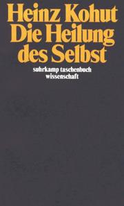 Cover of: Die Heilung des Selbst. by Heinz Kohut