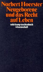 Cover of: Neugeborene Und Das Recht Auf Leben