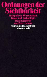 Cover of: Ordnungen der Sichtbarkeit