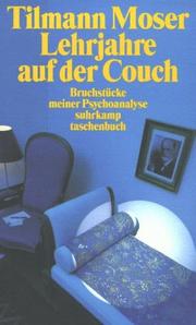 Cover of: Lehrjahre auf der Couch. Bruchstücke meiner Psychoanalyse